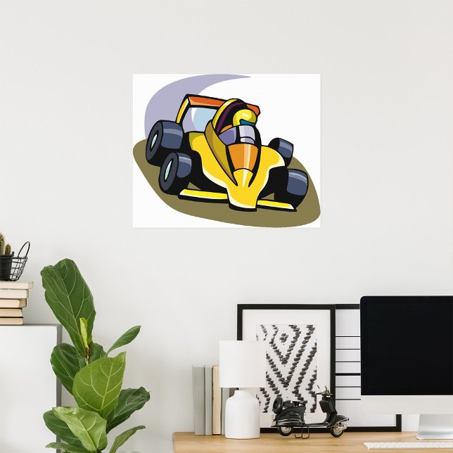 Formule 5 Racing Car Motorsports Poster (Créateur téléchargé)