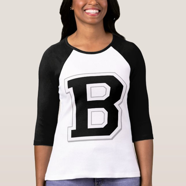 Formulieren Sie es der Raglan schwarzen der Frauen T-Shirt (Vorderseite)