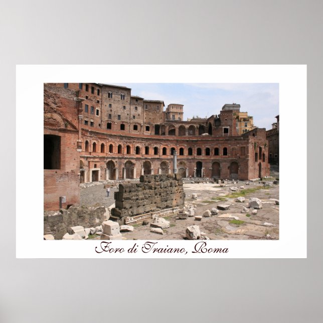 Foro di Traiano Panorama Poster (Vorne)