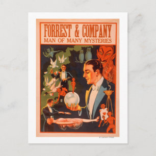 Forrest & Company Mann mit vielen Geheimnissen Mag Postkarte