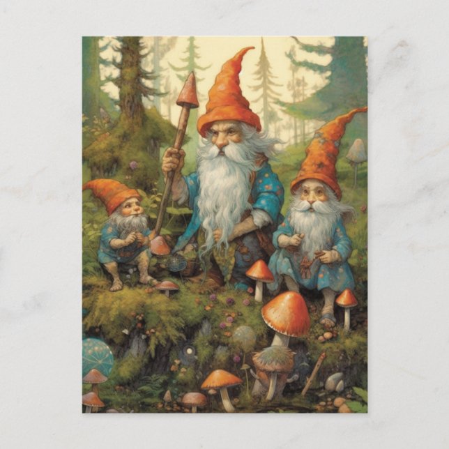Forrest Gnomes Postkarte (Vorderseite)
