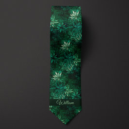 Forrest Green Botanic Monogram Krawatte