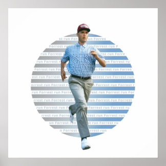 Forrest Gump Running Poster