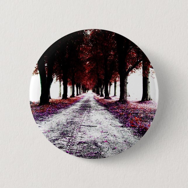 Forrest Gump Straße Button (Vorderseite)