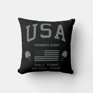 Forrest Gump USA Table Tennis National Champ Kissen