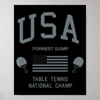 Forrest Gump USA Table Tennis National Champ