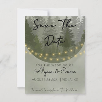 Forrest Save the Date Einladung