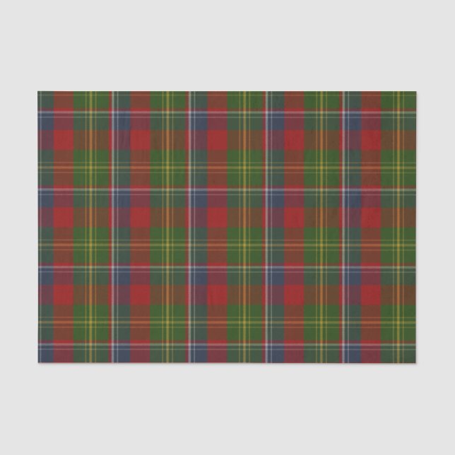 Forrester Tartan-kariertes Seidenpapier (Vorderseite)