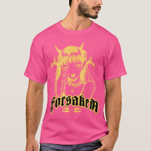 Forsaken Gothic Anime Art Girl Ästhetik Punk Rock T-Shirt
