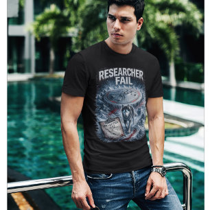 Forscher Versagen Männer Dunkler Wert T-Shirt