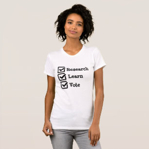 Forschung lernt politisches Shirt zur Wahl