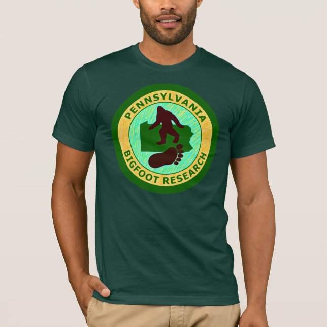 Forschung Pennsylvanias Bigfoot T-Shirt (Vorderseite)
