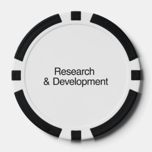 Forschung und Entwicklung Pokerchips