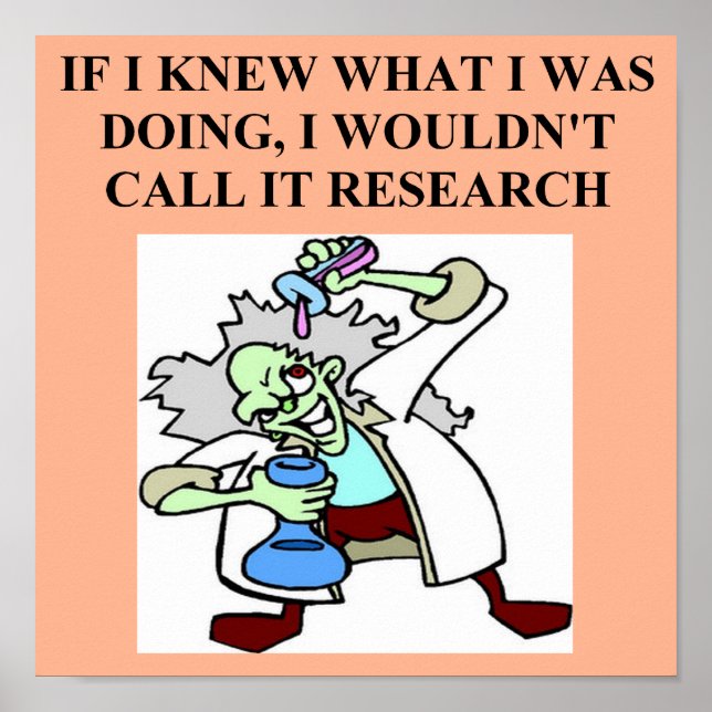 Forschungswitz Poster (Vorne)