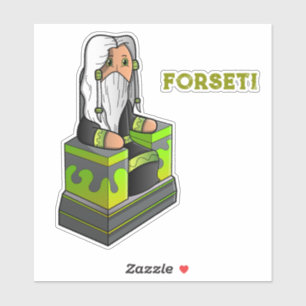 Forseti Norse Mythology Aufkleber