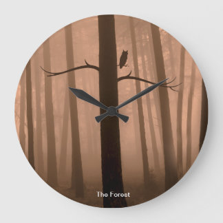 Forstbild für die Rundmauernuhr Große Wanduhr