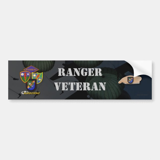 Förster-Veteranen-Autoaufkleber der Armee im Autoaufkleber (Vorne)