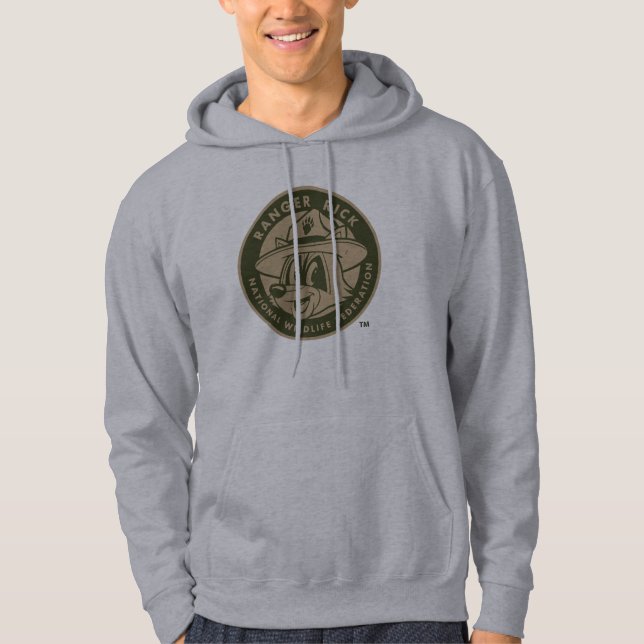 FörsterRick FörsterRick | kakifarbiges Logo Hoodie (Vorderseite)
