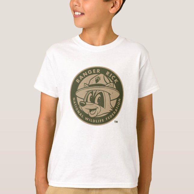 FörsterRick FörsterRick | kakifarbiges Logo T-Shirt (Vorderseite)