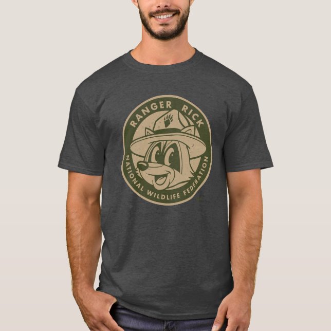 FörsterRick FörsterRick | kakifarbiges Logo T-Shirt (Vorderseite)