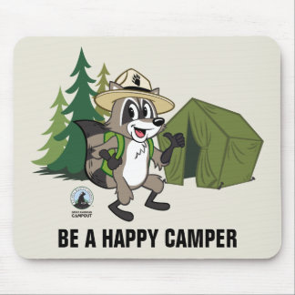 FörsterRick | großer amerikanischer Campout - Zelt Mousepad