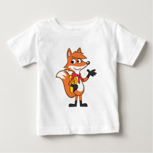FörsterRick Scarlett Fox-Wellenartig bewegen Baby T-shirt