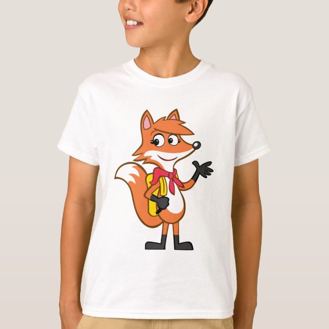 FörsterRick| Scarlett Fox-Wellenartig bewegen T-Shirt (Vorderseite)