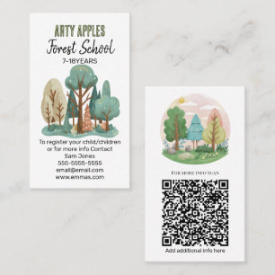 Forstschule - Naturlich Inspiriertes Design für de Visitenkarte