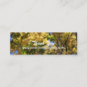 Forstwirtschafts-Visitenkarten Mini Visitenkarte