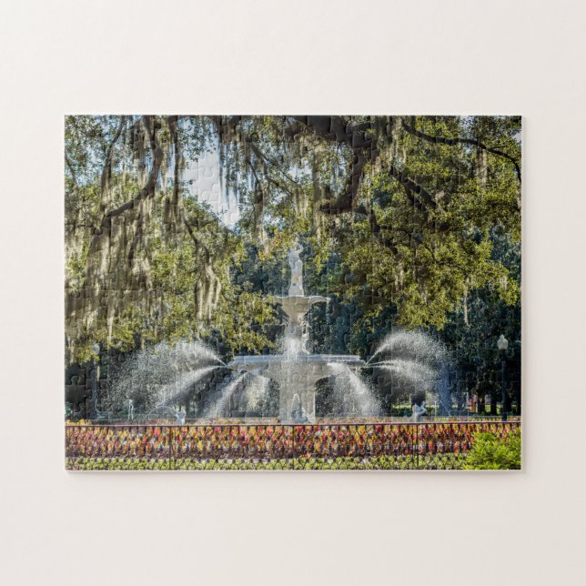Forsyth Fountain #2 Savannah (Horizontal)