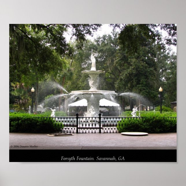 Forsyth Fountain Poster (Vorne)