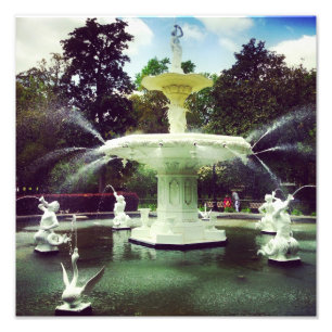Forsyth Park-Brunnen Fotodruck