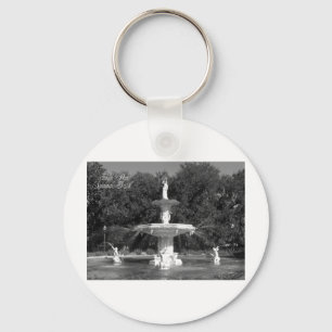 Forsyth Park-Brunnen-Savanne, Georgia Schlüsselanhänger