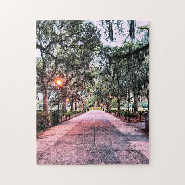 Forsyth Park Evening Puzzle (Vertical)