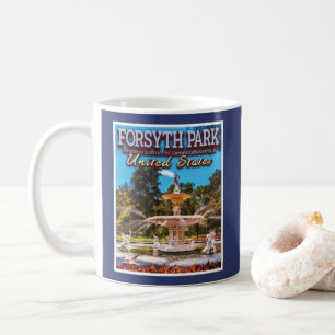 FORSYTH PARK - FORSYTH FOUNTAIN - SAVANNAH GEORGIA KAFFEETASSE