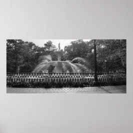 Forsyth Park Fountain, Savannah Ga Poster
