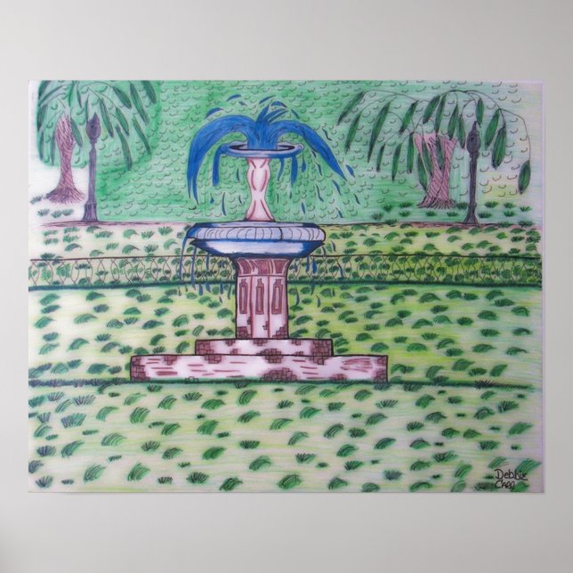 Forsyth Park Poster (Vorne)