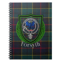 Forsyth-Schottischer-Clan-Tartan und -Wappen