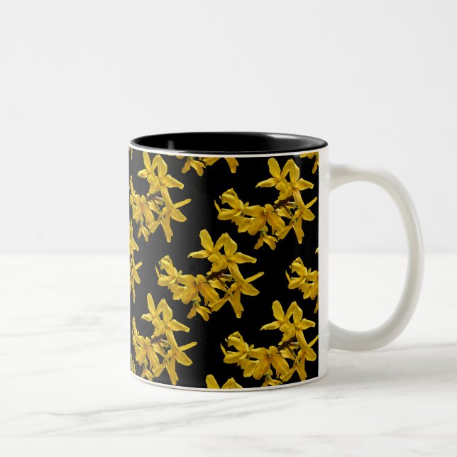 Forsythia Abstrait Mug (Droit)