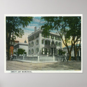 Fort-Allen-Park-Ansicht von Casco Bucht Poster