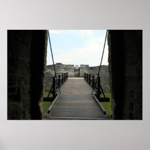 Fort an st augustine Blick vom Schloss Poster