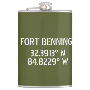 Fort Benning Latitude Longitude Flachmann
