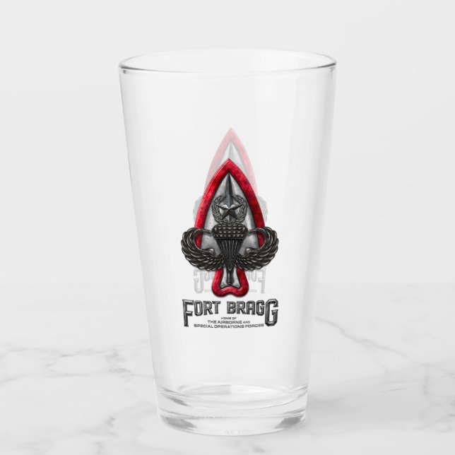 Fort Bragg 16 oz Pint Glass Glas (Vorderseite)