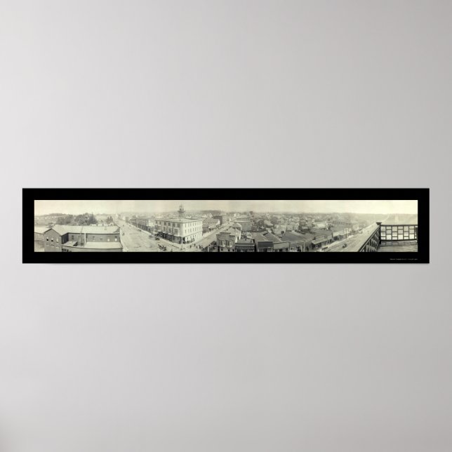 Fort Bragg, CA Foto 1911 Poster (Vorne)