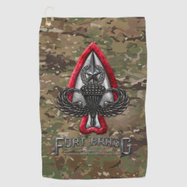 Fort Bragg Camouflage Golfhandtuch