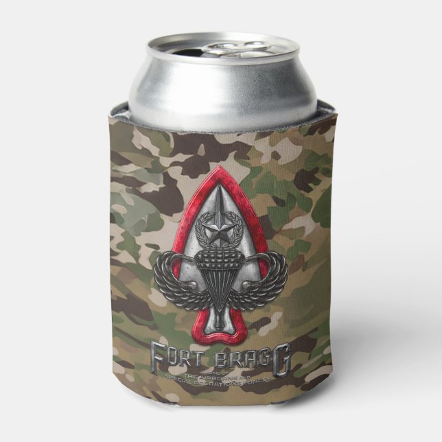 Fort Bragg Camouflage kann kühlen Dosenkühler (Kanne Vorderseite)