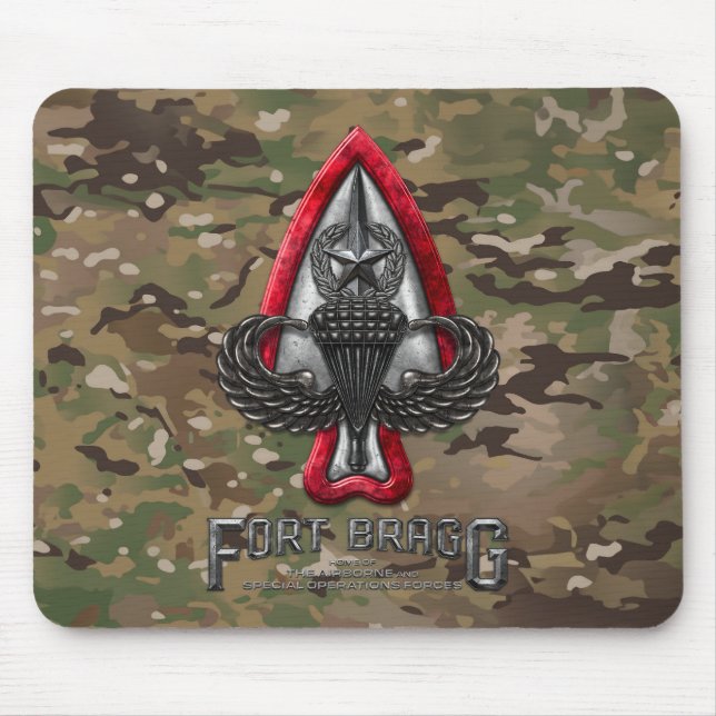 Fort Bragg Camouflage Mousepad (Vorne)