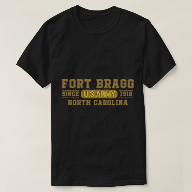 Fort Bragg Caroline du Nord - 82e T-shirt aéroport (Design devant)