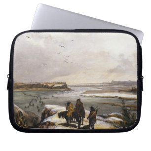 Fort Clark auf dem Missouri im Februar 1834 Platte Laptopschutzhülle