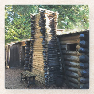 Fort Clatsop, Astoria, Oregon Glasuntersetzer